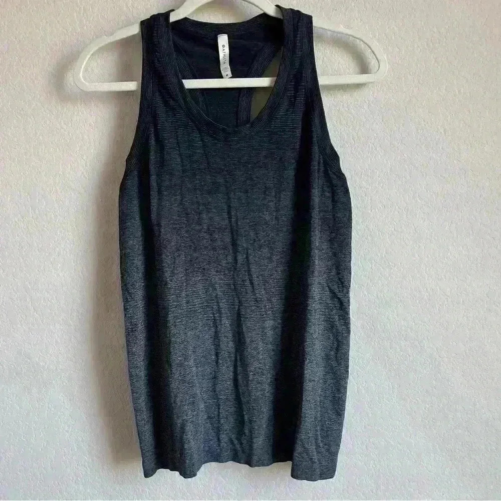 Athleta Women Seemless Tank Size M Ombre Stretch Racerback Athletic Outdoors